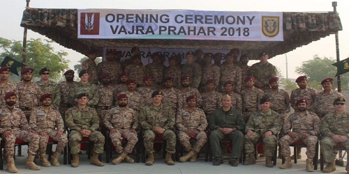 Indo-US joint military exercise 'Vajra Prahar' begin in Jaipur