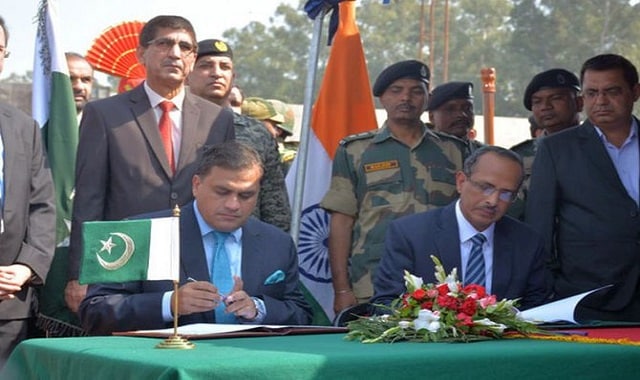 india and pakisthan signed agreement