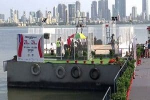 India's first floating basketball court opens