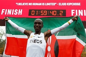 Kenya's Eliud Kipchoge