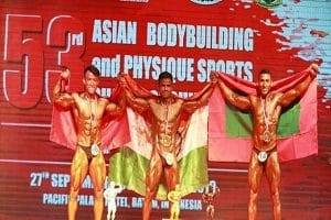 Maj AQ Khan won silver medal