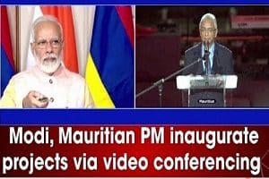 PM Modi and Mauritius PM PravindJugnauth Jointly inaugurated Metro Express