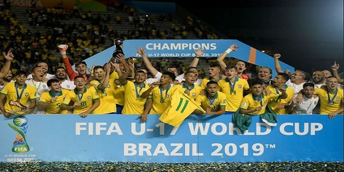 Brazil defeat Mexico, lift FIFA Under-17 World Cup trophy