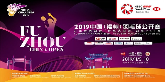 Fuzhou China Open title 2019