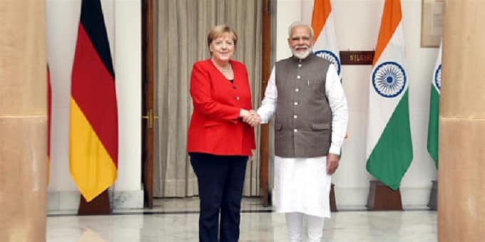 German Federal Chancellor Dr. Angela Merkel visited India