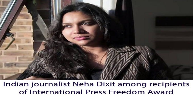 Indian journalist Neha Dixit