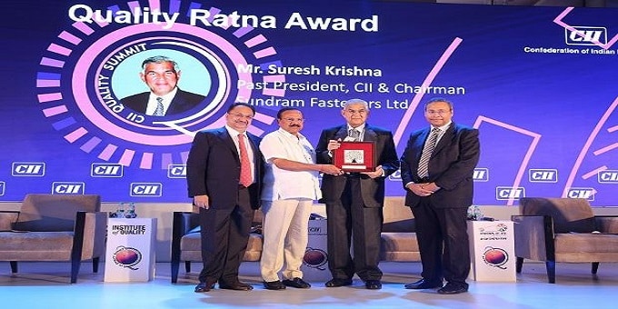 Suresh Krishna gets ‘Quality Ratna’ award