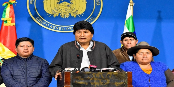 Bolivian Leader Evo Morales