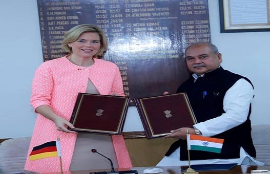 narendra singh tomar meets german food minister