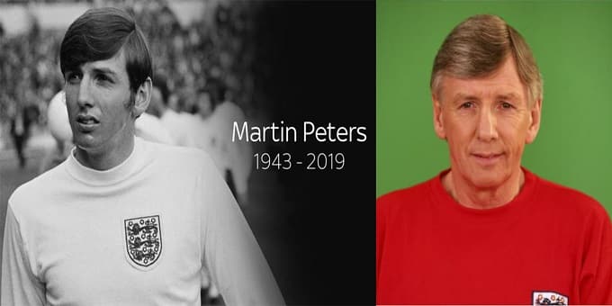 England World Cup winner Martin Peters