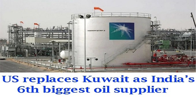 Kuwait as India's 6th biggest oil supplier.new