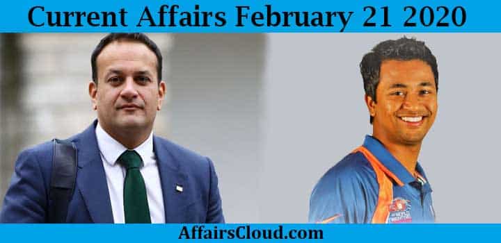 Current Affairs Today 21 2020