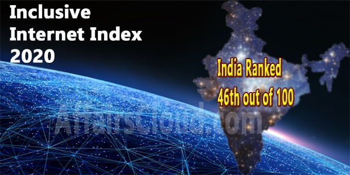 India ranked 46th out of 100 countries