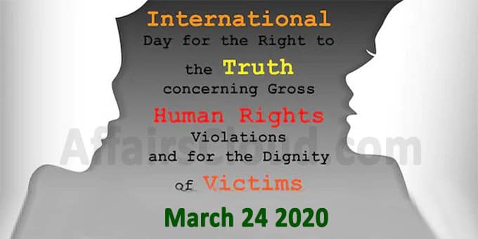 International Day for the Right to the Truth