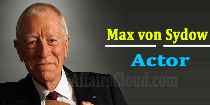 Max von Sydow dead