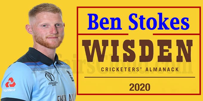 Ben Stokes named as Wisdens leading cricketer in the world