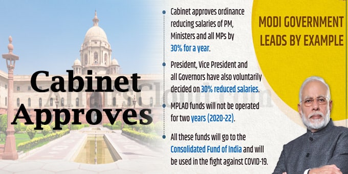 Cabinet approves ordinance to reduce salaries